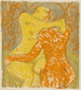 Scène d'amour - Ernst Ludwig Kirchner — vy av konstverket