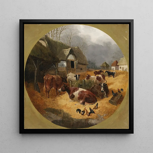 Scène de cour de ferme - John Frederick Herring Jr