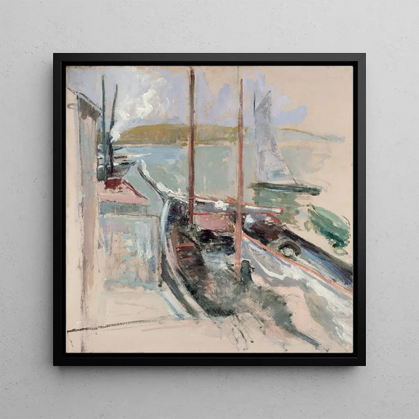 Scène de port - John Henry Twachtman
