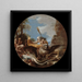 Scènes de sorcellerie - Salvator Rosa — inramlat konstverk på väggen