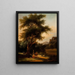 Bergers vid Artemishelgedomen - Claude Lorrain-skolan — inramlat konstverk på väggen
