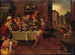 Le riche et Lazare - Ecole de Frans Francken I — vy av konstverket