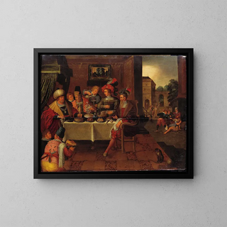 School of Frans Francken I - The Rich Man and Lazarus.webp
