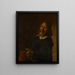 Le Rieur - Frans Hals skola — inramlat konstverk på väggen