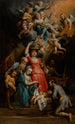 L'Adoration des bergers - Ecole de Theodoor van Loon — vy av konstverket