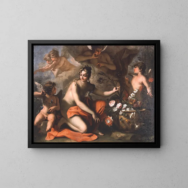 Flore - Sebastiano Ricci — inramlat konstverk på väggen