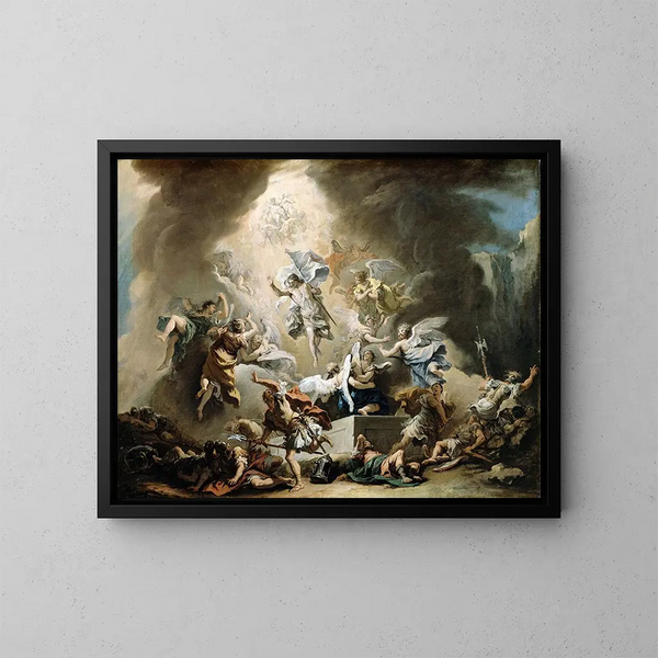 La Résurrection - Sebastiano Ricci — inramlat konstverk på väggen