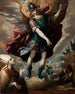 Saint Michel et le Taureau - Sebastián López de Arteaga — vy av konstverket