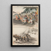 Bataille du col de Shizugatake Guerre civile 1583 Bataille de Teilissu Guerre Japon-Russie 1904 - Seishi — inramlat konstverk på väggen