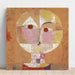 Reproduktion av målningen Senecio (Snart äldre) - Paul Klee