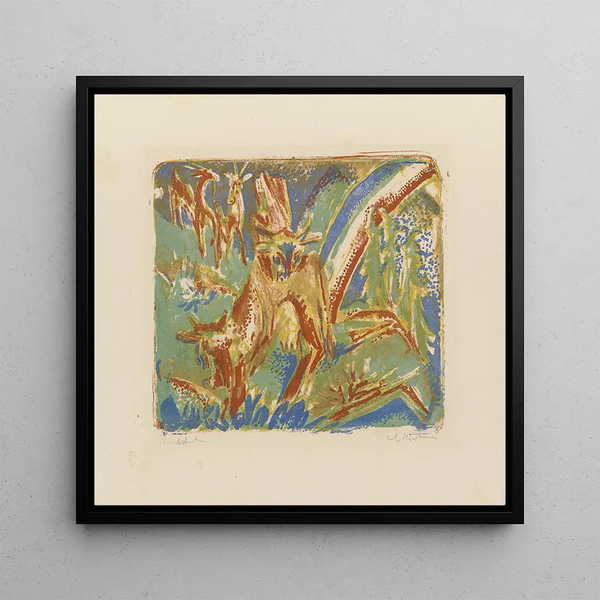 Sept Khe et arc-en-ciel - Ernst Ludwig Kirchner