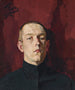 Portrait av konstnärens son Vladimir - Sergei Vasilievich Malyutin — vy av konstverket