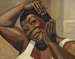 Sergey Yurievich Sudeikin - Fixing her hair.webp
