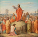 Sermon sur la montagne - École Nazaréenne — vy av konstverket