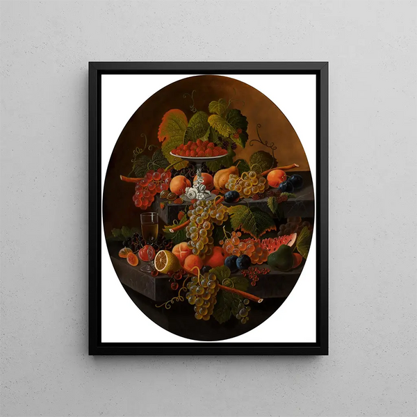 Severin Roesen - Fruit Still Life with Wine Glass and Compote.webp