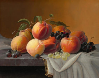Severin Roesen - Peaches Grapes and Apples.webp