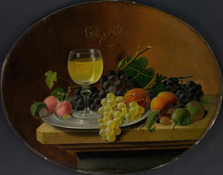 Severin Roesen - Still Life Fruit and Wine Glass.webp