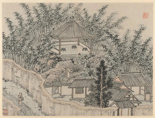 Shen Zhou - Bamboo Pavilion Tiger Hill.webp