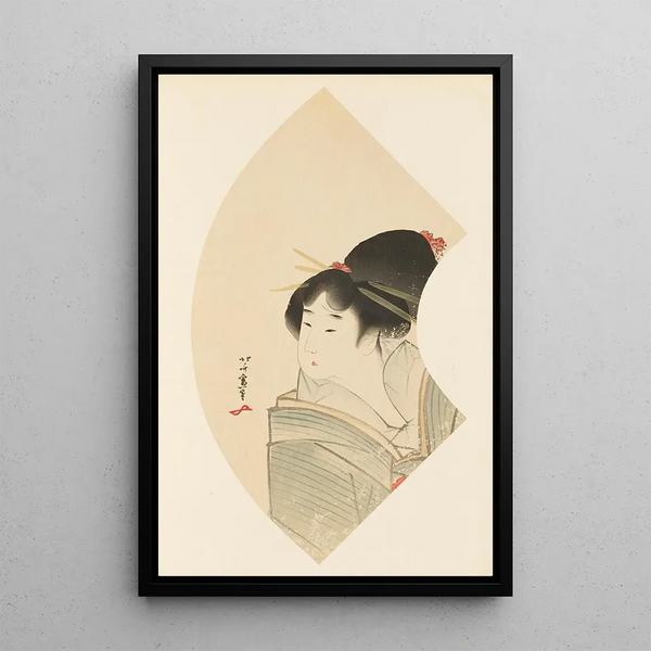 utvalda mästerverk från Ukiyo-e-skolan Pl29 - Shinichi Tajima — inramlat konstverk på väggen