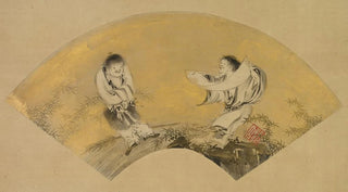Shikibu Terutada - Hanshan and Shide Kanzan and Jittoku.webp