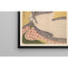Reproduktion av målningen Shira-uchikake - Den vita överkappan - Kitagawa Utamaro