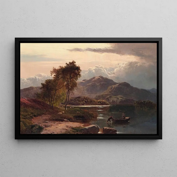 Sidney Richard Percy - Embarking On A Fishing Trip.webp