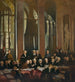 Signatur av Versaillesfördraget 1919 - John Christen Johansen — vy av konstverket