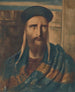 En lärd religiös - Simeon Solomon — vy av konstverket