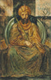 Le roi Salomon rendant la justice - Simeon Solomon — vy av konstverket