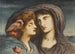 La Nuit regardant son enfant bien-aimé endormi - Simeon Solomon — vy av konstverket