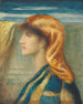 La coiffe dorée - Simeon Solomon — vy av konstverket