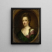 Emerantia van Citters 1666-94 Syster till Anna van Citters - Simon Dubois — inramlat konstverk på väggen