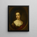 Josina Clara van Citters 1671-1753 Syster till Anna van Citters - Simon Dubois — inramlat konstverk på väggen