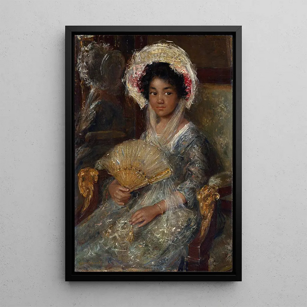 Isabella - Simon Maris — inramlat konstverk på väggen