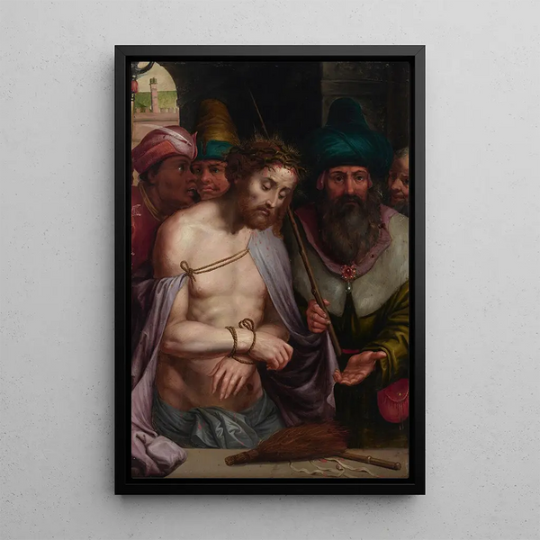 Ecce Homo - Simon Pereyns — inramlat konstverk på väggen