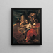 Allégorie - Simon Vouet — inramlat konstverk på väggen