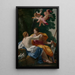 Vénus och Adonis - Simon Vouet — inramlat konstverk på väggen