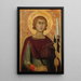 Saint Ansanus - Simone Martini — inramlat konstverk på väggen