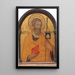 Saint Jacques le Majeur - Simone Martini — inramlat konstverk på väggen