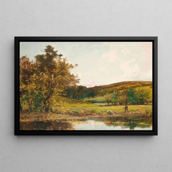 Sir Alfred East - The FlyFisherman.webp