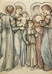 Änglar och barn - Sir Edward Coley Burne-Jones — vy av konstverket