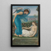 Cupidon och Psyche - Sir Edward Coley Burne-Jones — inramlat konstverk på väggen