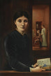 Portrait av Georgiana Burne-Jones - Sir Edward Coley Burne-Jones — vy av konstverket