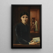 Portrait av Georgiana Burne-Jones - Sir Edward Coley Burne-Jones — inramlat konstverk på väggen