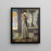 Pygmalion och bilden, Hjärtat önskar - Sir Edward Coley Burne - Jones — inramlat konstverk på väggen