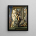 Pygmalion och bilden, L’âme atteint - Sir Edward Coley Burne - Jones — inramlat konstverk på väggen