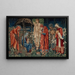 L'Adoration des Mages - Sir Edward Coley Burne-Jones — inramlat konstverk på väggen