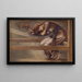 La Série de la Rose Églantine Studie för La Cour du Jardin - Sir Edward Coley Burne-Jones — inramlat konstverk på väggen