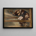 La série La Rose Églantine, étude pour La Cour du Jardin V - Sir Edward Coley Burne-Jones — inramlat konstverk på väggen