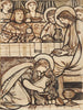 La Madeleine oändar fötterna på Kristus - Sir Edward Coley Burne-Jones — vy av konstverket